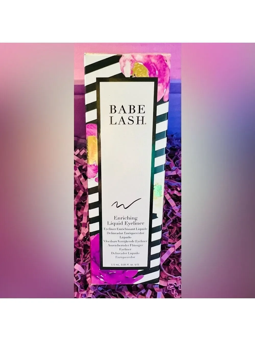 Babe Lash Enriching Liquid Eyeliner in Bold Black